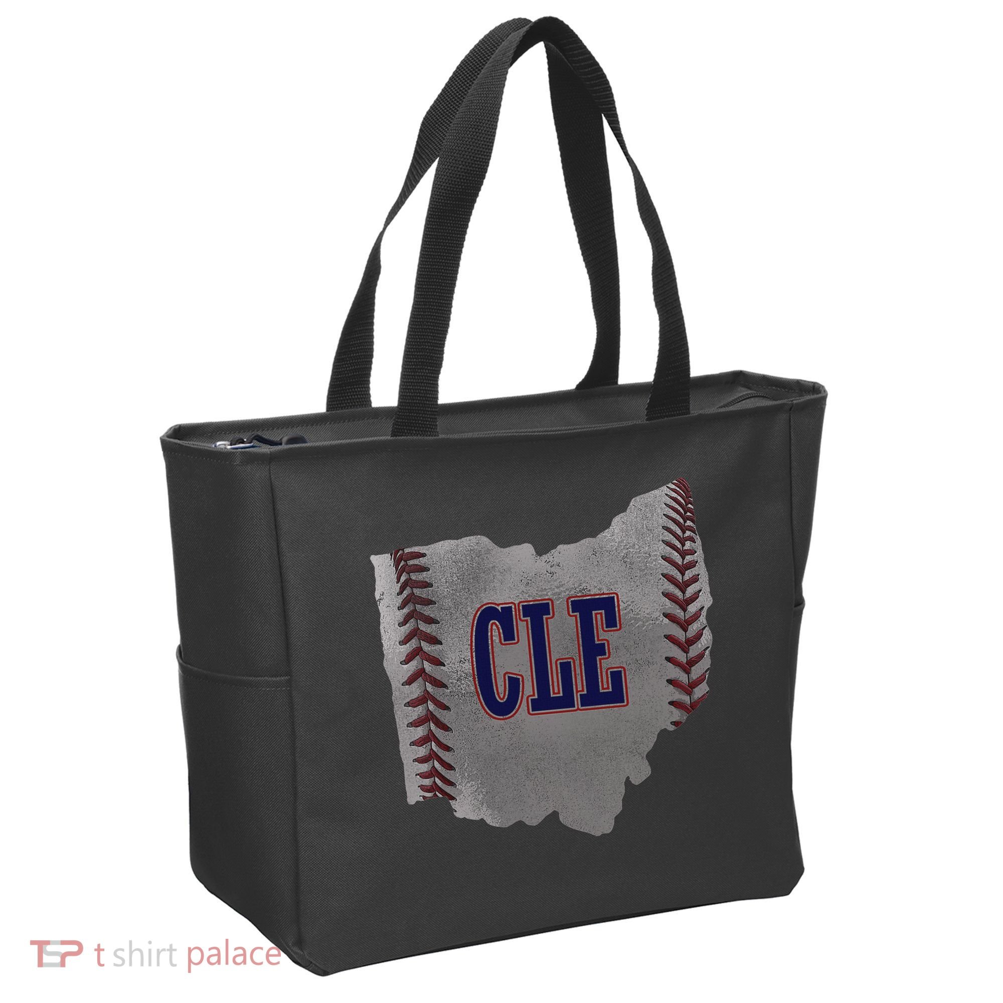 Cleveland Ohio Baseball Distressed With Co Tote Bag