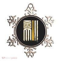 Classic Oakland Baseball Flag Patriotic Baseball Ornament thumb 0