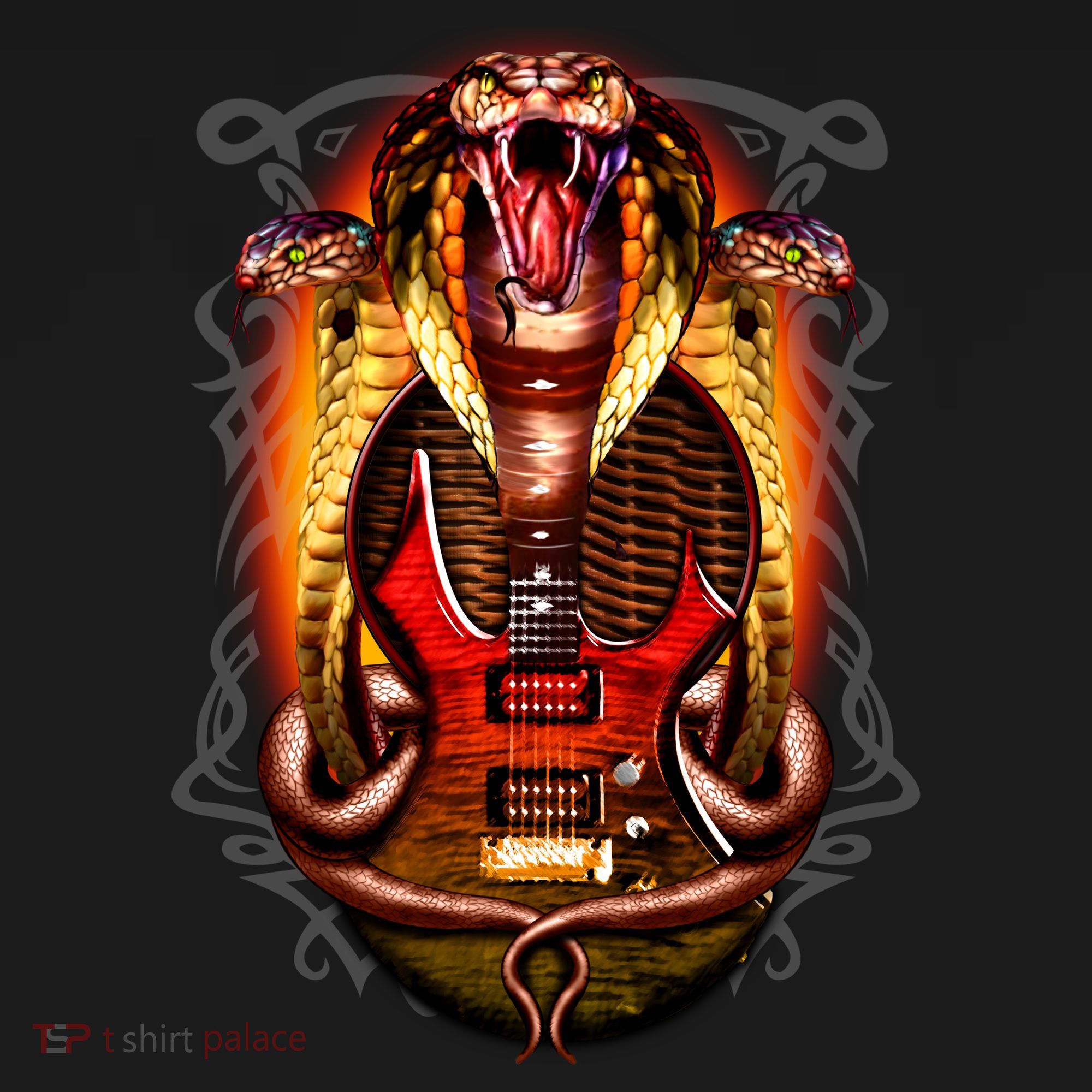 Cobra Guitar Pajama Set