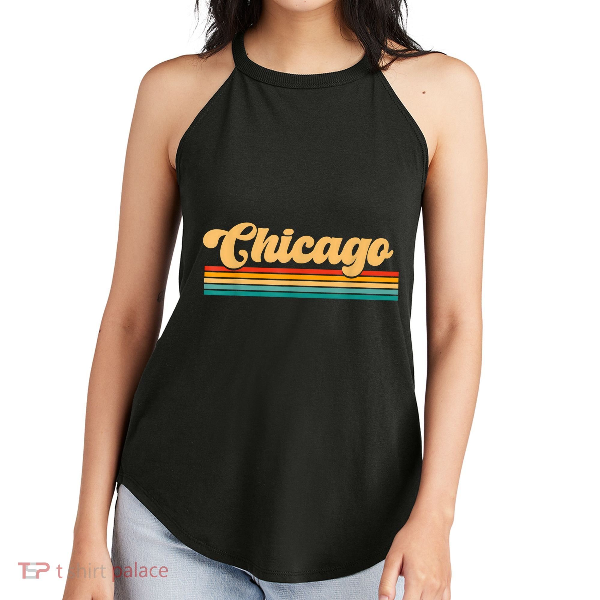 City Of Chicago Women's Perfect Tri Rocker Tank