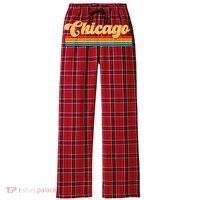 City Of Chicago Women's Flannel Plaid Pajama Pants thumb 0