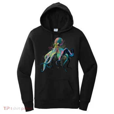 Colorful Octopus Women's Hoodie
