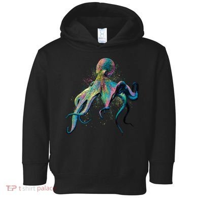 Colorful Octopus Toddler Hoodie