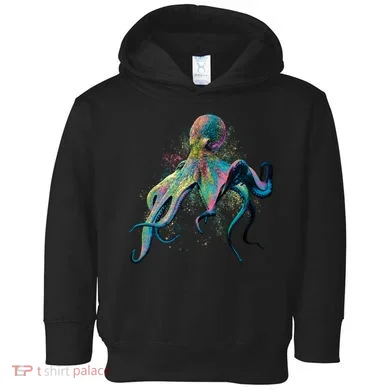 Colorful Octopus Toddler Hoodie