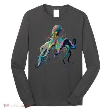 Colorful Octopus Long Sleeve Shirt