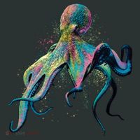 Colorful Octopus T-Shirt thumb 7