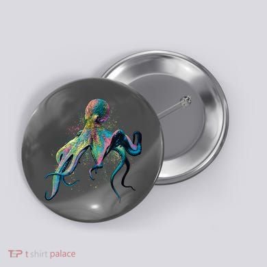 Colorful Octopus Button