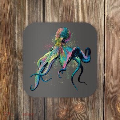 Colorful Octopus Coaster