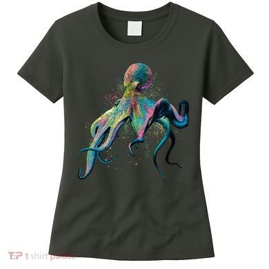 Colorful Octopus Women's T-Shirt