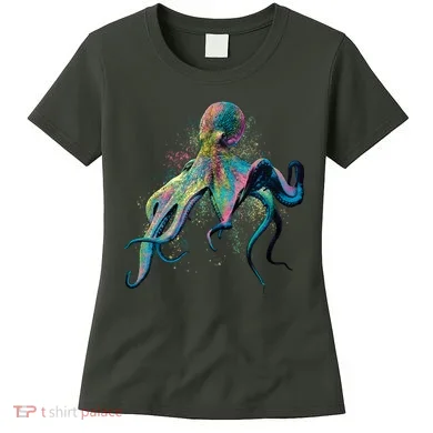 Colorful Octopus Women's T-Shirt