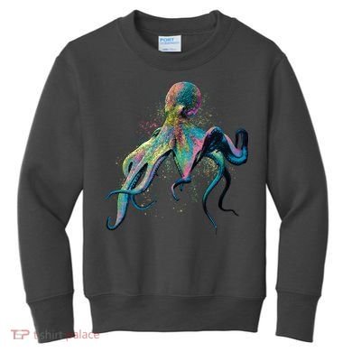 Colorful Octopus Kids Sweatshirt
