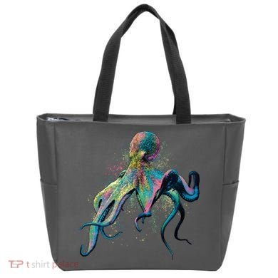 Colorful Octopus Tote Bag