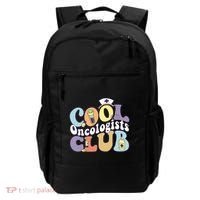 Cool Oncologists Club Oncology Practitioner Squad Groovy Gift Backpack thumb 0