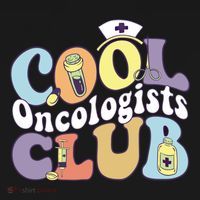 Cool Oncologists Club Oncology Practitioner Squad Groovy Gift Backpack thumb 2
