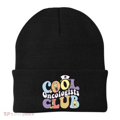 Cool Oncologists Club Oncology Practitioner Squad Groovy Gift Beanie