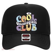 Cool Oncologists Club Oncology Practitioner Squad Groovy Gift Hat thumb 0