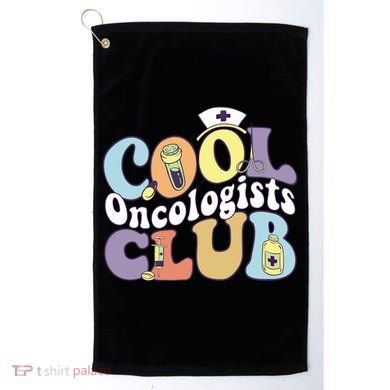 Cool Oncologists Club Oncology Practitioner Squad Groovy Gift Golf Towel