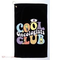 Cool Oncologists Club Oncology Practitioner Squad Groovy Gift Golf Towel thumb 0