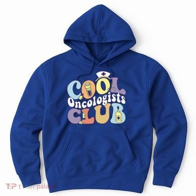 Cool Oncologists Club Oncology Practitioner Squad Groovy Gift Hoodie