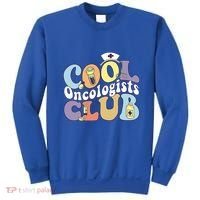 Cool Oncologists Club Oncology Practitioner Squad Groovy Gift Sweatshirt thumb 0