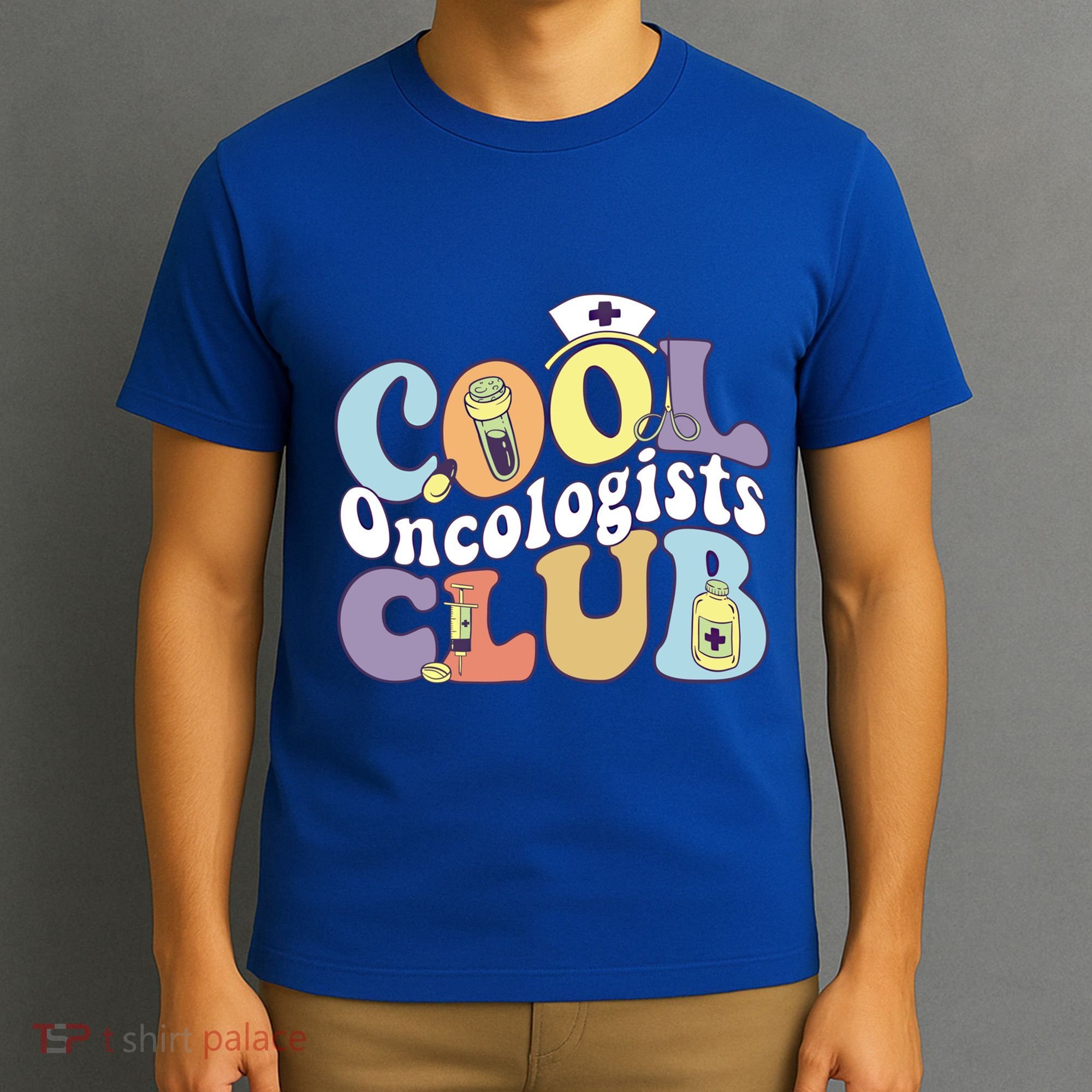 Cool Oncologists Club Oncology Practitioner Squad Groovy Gift T-Shirt