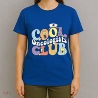 Cool Oncologists Club Oncology Practitioner Squad Groovy Gift T-Shirt thumb 4
