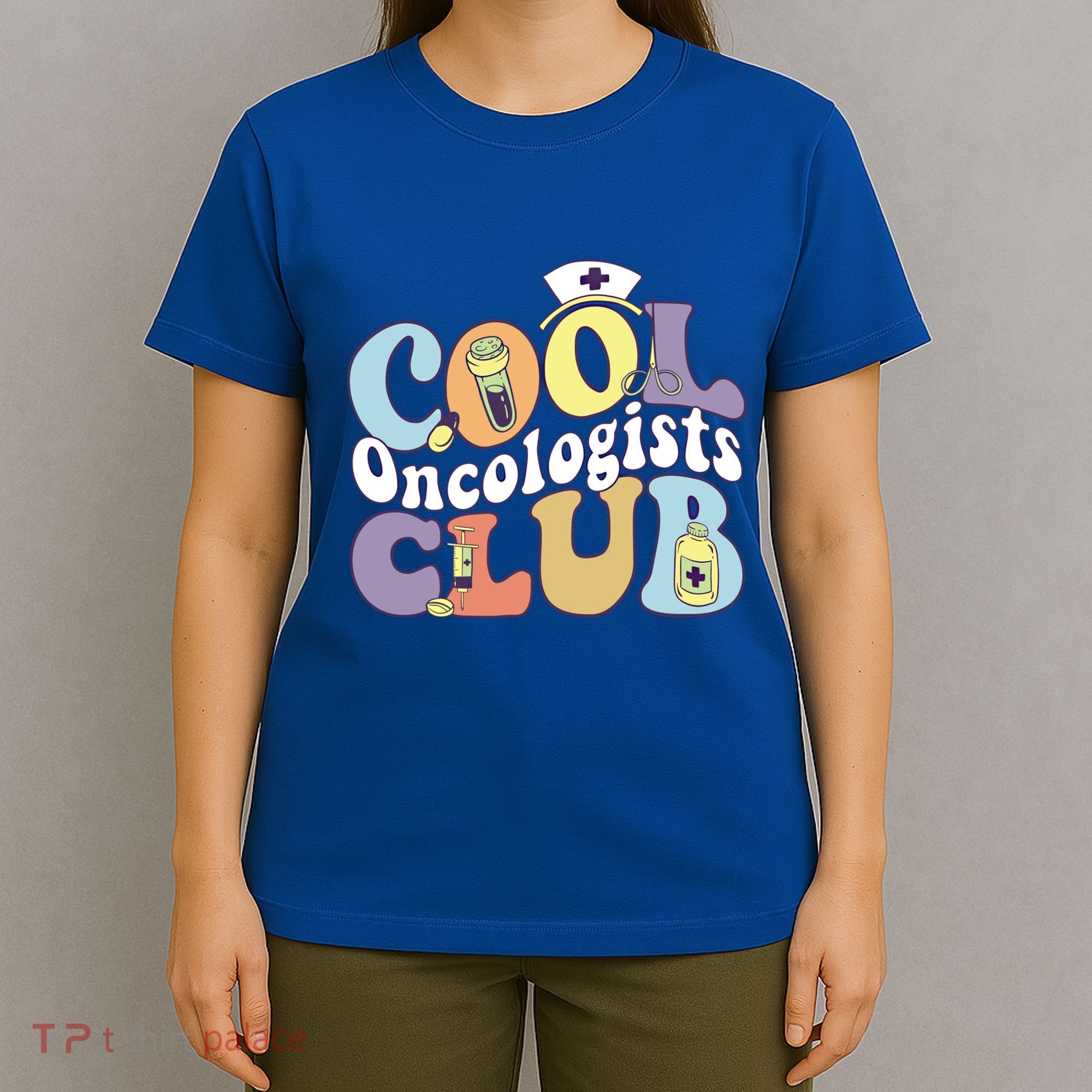 Cool Oncologists Club Oncology Practitioner Squad Groovy Gift T-Shirt