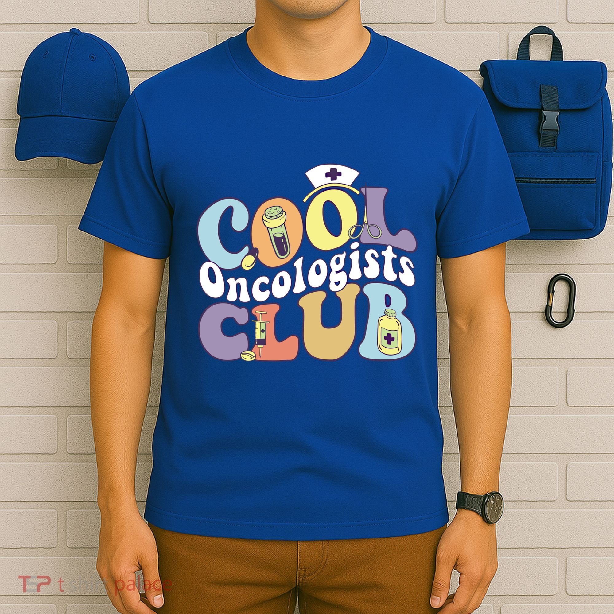 Cool Oncologists Club Oncology Practitioner Squad Groovy Gift T-Shirt