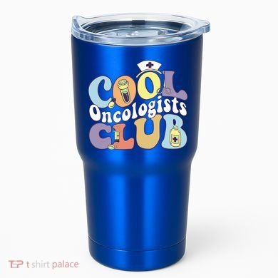 Cool Oncologists Club Oncology Practitioner Squad Groovy Gift Tumbler
