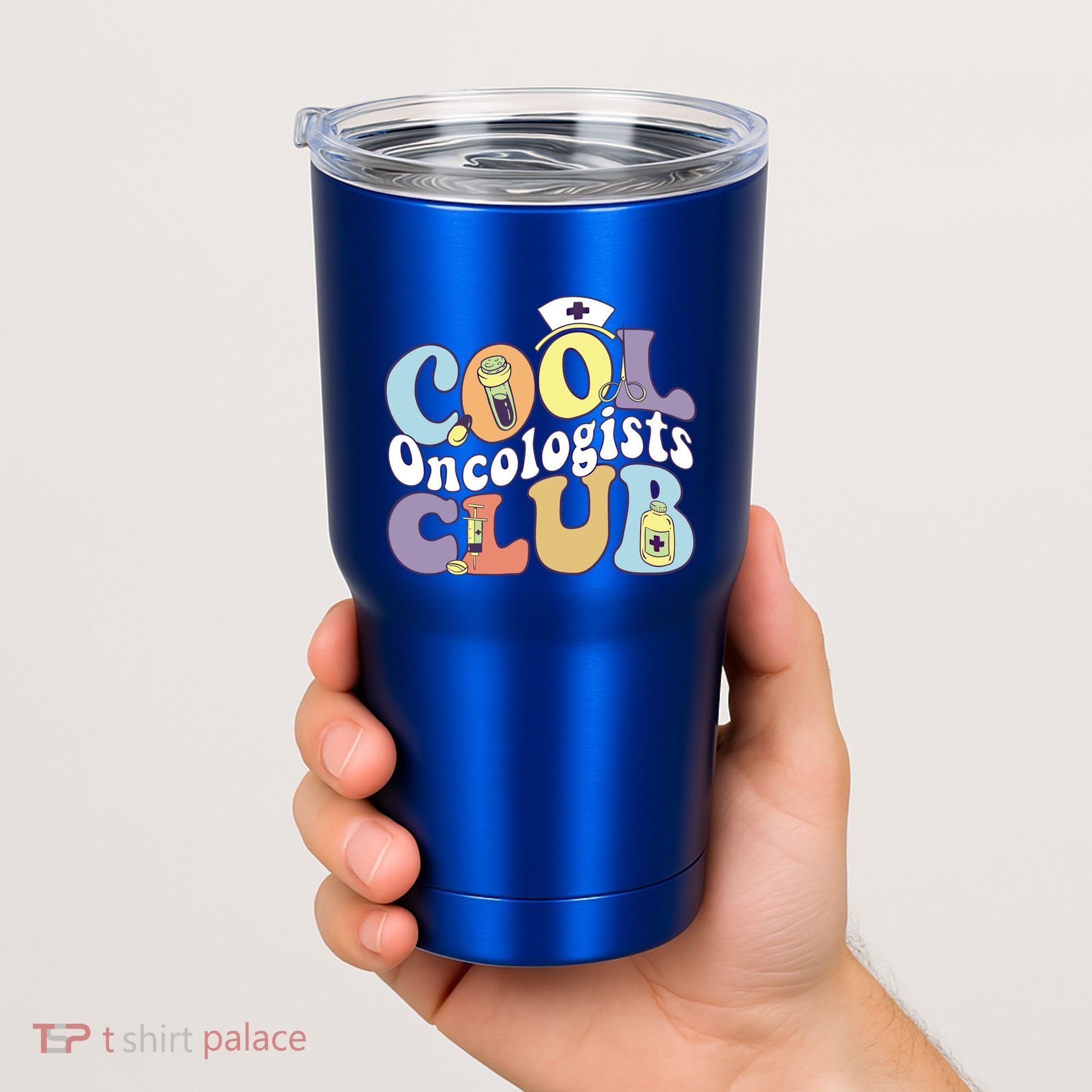 Cool Oncologists Club Oncology Practitioner Squad Groovy Gift Tumbler
