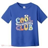 Cool Oncologists Club Oncology Practitioner Squad Groovy Gift Toddler T-Shirt thumb 0