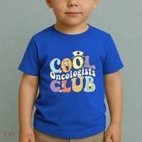 Cool Oncologists Club Oncology Practitioner Squad Groovy Gift Toddler T-Shirt thumb 2