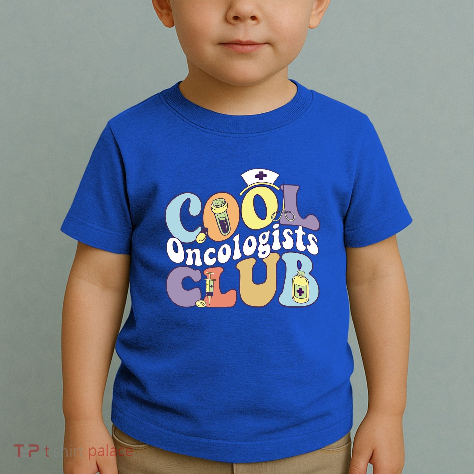 Cool Oncologists Club Oncology Practitioner Squad Groovy Gift Toddler T-Shirt