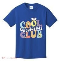 Cool Oncologists Club Oncology Practitioner Squad Groovy Gift Kids T-Shirt thumb 0