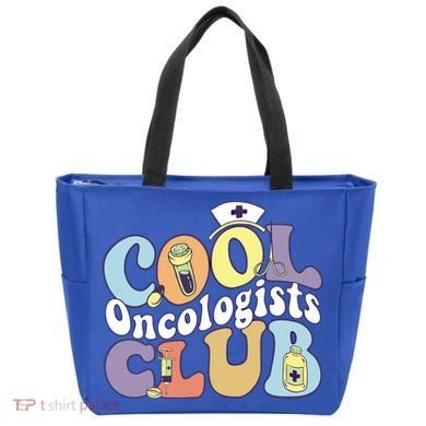 Cool Oncologists Club Oncology Practitioner Squad Groovy Gift Tote Bag