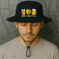 cute oktoberfest costume love prost prost oktoberfest Bucket Hat thumb 2