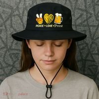 cute oktoberfest costume love prost prost oktoberfest Bucket Hat thumb 3