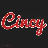 Cincinnati Ohio Classic Red Script Cincy City Women's Sweatshirt thumb 2