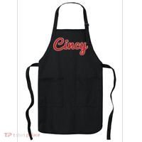 Cincinnati Ohio Classic Red Script Cincy City Apron thumb 0
