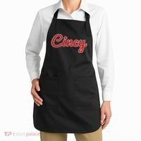 Cincinnati Ohio Classic Red Script Cincy City Apron thumb 2