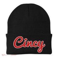 Cincinnati Ohio Classic Red Script Cincy City Beanie thumb 0