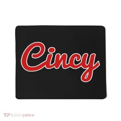 Cincinnati Ohio Classic Red Script Cincy City Mousepad