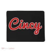 Cincinnati Ohio Classic Red Script Cincy City Mousepad thumb 0