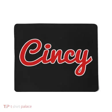 Cincinnati Ohio Classic Red Script Cincy City Mousepad