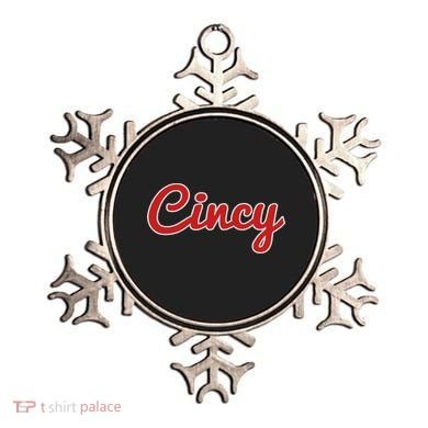 Cincinnati Ohio Classic Red Script Cincy City Ornament