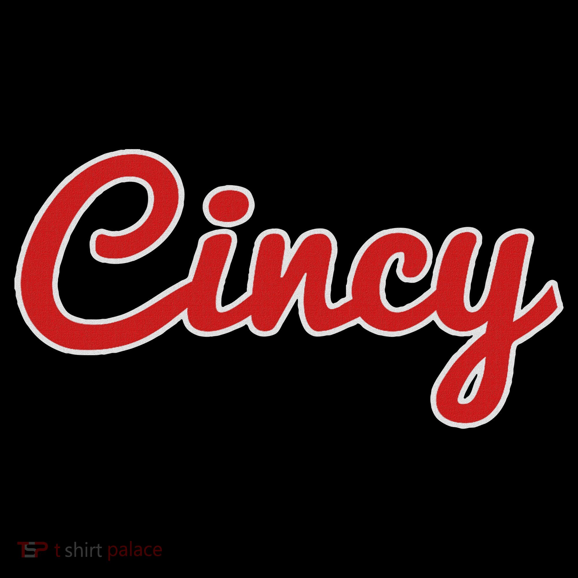 Cincinnati Ohio Classic Red Script Cincy City Baby Bodysuit