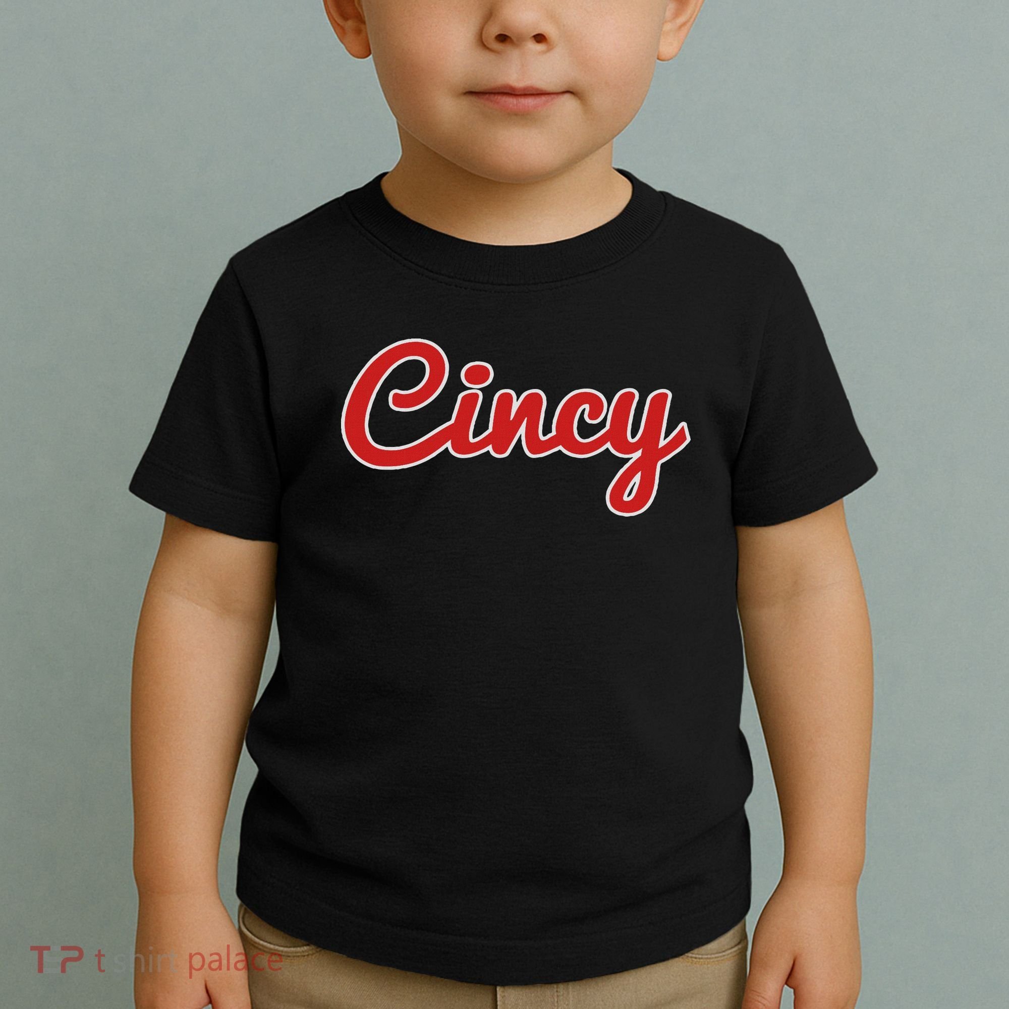 Cincinnati Ohio Classic Red Script Cincy City Toddler T-Shirt