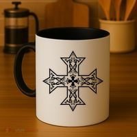 Coptic Orthodox Cross Coffee Mug thumb 4