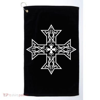 Coptic Orthodox Cross Golf Towel
