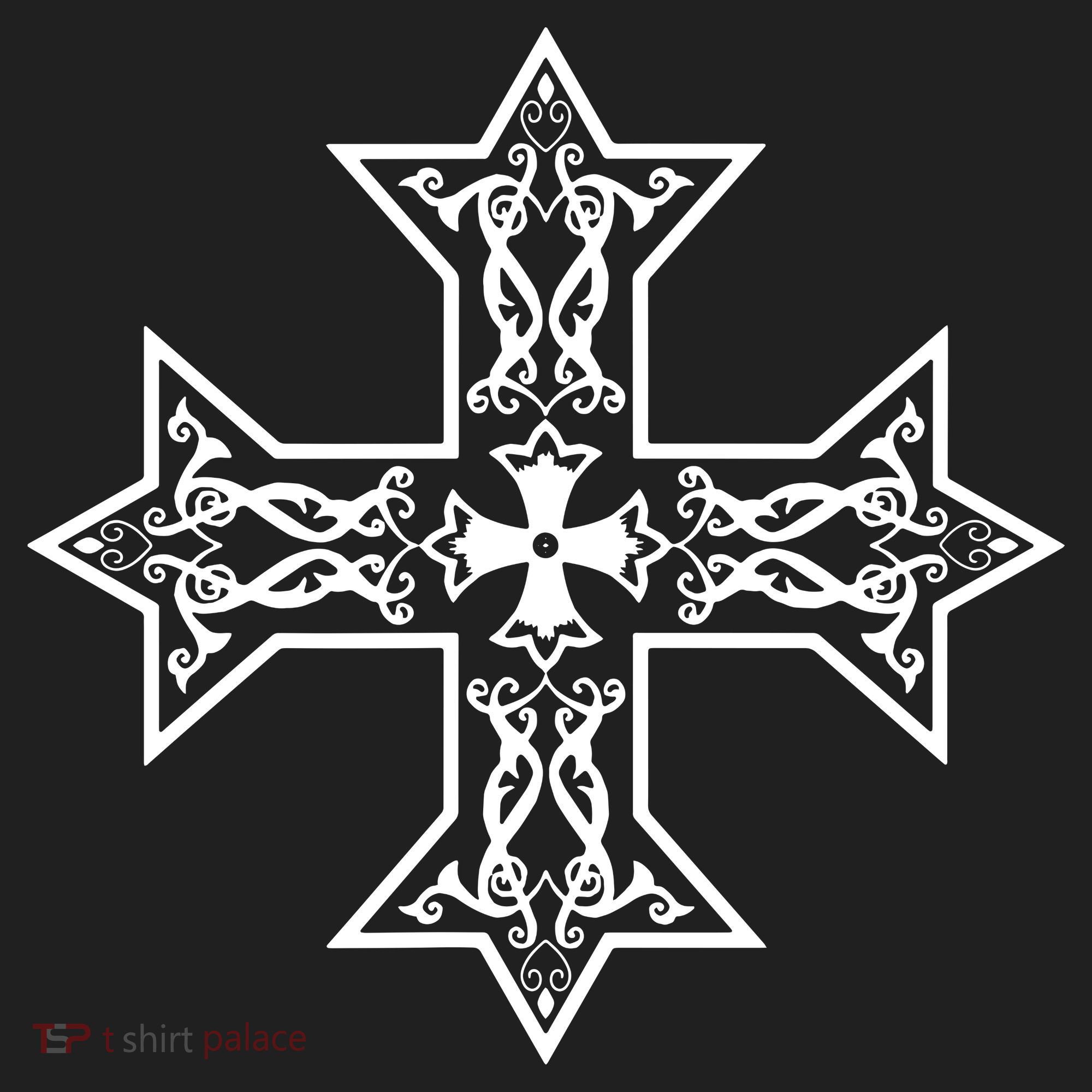 Coptic Orthodox Cross Golf Towel